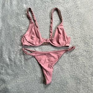 Acacia set geneva top small and neema bottoms small in petal